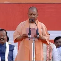 Yogi Adityanath takes oath as Uttar Pradesh CM for record second time