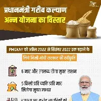 Cabinet approves extension of PM-GKAY for another 6 months (April-September, 2022)