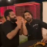 Rajamouli and NTR attends Ram Charan birthday bash