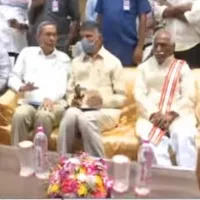Chandrabau launches Nenu Telugudesam book