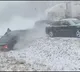50 to 60 vehicles piled up as accident involved in near zero visibility due to Snow