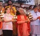 Amitabh Bachchan visits Rishikesh performs puja and aarti at ghat