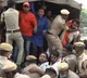 BJYM cadre protests at DGP office in Hyderabad