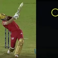 Liam Livingstone smacks Mukesh Choudhary for a massive 108metre six