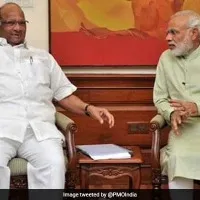 ncp chief pawar meets pm modi