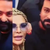 Ram Charan and Jr NTR's response to Rakhi Sawant while Karan ignores her