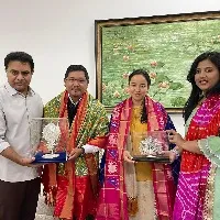 Meghalaya CM Conrad Sangma Meets KTR