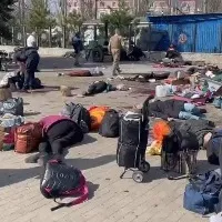 Russia missile attacks on a Ukraine railway station