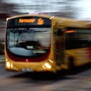 Hyd: Private travel bus overturns, 8 passengers injured