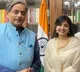 Poonam Kaur meets Shashi Tharoor