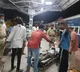 Train hits passengers while crossing track