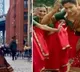 Man dressed in kurta and skirt dances to Pushpa song Saami Saami on the streets of NYC in viral video