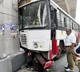 RTC Bus Hits Metro Pillar In Malakpet