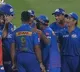 Sachin and Rohit Enters Into Field After Brevis Destruction