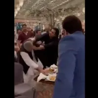fighting between imran shareef supporters