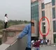 a girl jumped from Akshardham Metro Station