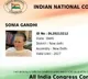 Sonia Gandhi has enrolled as a digital member of the Congress