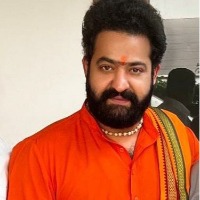 Jr NTR spotted wearing 'Hanuman Mala'