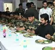 Ram Charan's  surprise visit to Khasa border, partakes lunch with BSF jawans