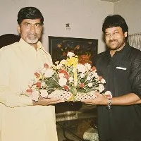 Chiranjeevi shares rare pic of him with Chandrababu