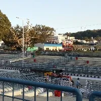 Film songs telecast in led screen at Tirumala