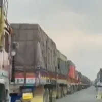 odisha garmers stpos ap lorries at boarder