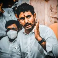 Tension prevails in Guntur dist as YSRCP workers pelt stones at Nara Lokesh