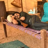 Pawan Kalyan sleeps at sets