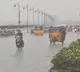 Rain in Hyderabad city