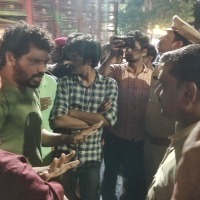 Jana Sena student wing stages protest demanding relaxation in age limit for police jobs 