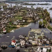 Village Flooded By Villagers To Stop Russian Soldiers