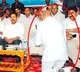 AP Minister Venu Gopala Krishna sat down at yv subbareddys feet