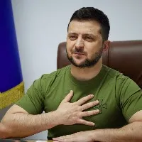 ukrain president on battle
