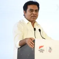 KTR met his old friends studied in Vignan Vadlamudi Campus