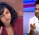 Argument between hero Vishwak Sen and anchor Devi Nagavalli in live debate over prank video