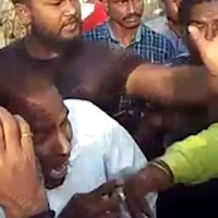 TRS activist slaps KA Paul