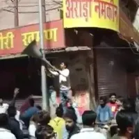 Day After Clashes In Jodhpur Some Pelt Stones at Police Station
