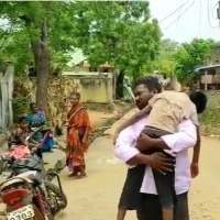 Another shocker from Andhra, dead body carried on bike
