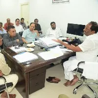 Koppula Eshwar, Minister for SC Development and Minority Welfare held a review meeting