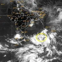 Low pressure formed in Bay Of Bengal adjoining with Andaman Sea