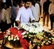 nara lokesh paid tributes to the mortal remains of Bojjala Gopalakrishna Reddy