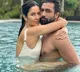 Turning up the heat: Katrina, Vicky enjoy pool time