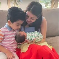 Kajal Agarwal Shares Her Son Photos