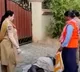 Movie artiste stages semi-nude protest in front of Allu Aravind’s Geetha Arts office