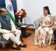 Hanuman Chalisa Row Navneet Rana complains about Maha Police to Om birla