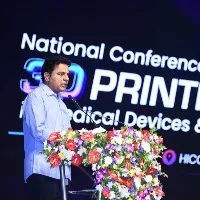 KTR says 3D printing tech revolutionising healthcare; NCAM is coming up on OU campus