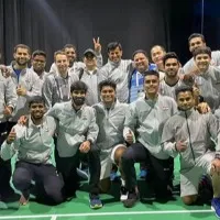 Indian mens team secure historic first medal at Thomas Cup