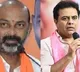 KTR sends defamation notice to Bandi Sanjay