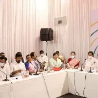 revath reddy spotted in a group discussion with sonia gandhi in chintan shivir
