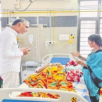 Minister Harish Rao fires on doctors at Jangaon MCH